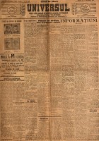 Pagină din ziarul ''Universul'', nr. din 18 noiembrie 1916